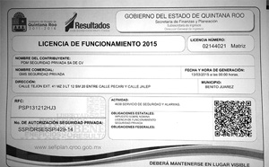 Licencia de funcionamiento